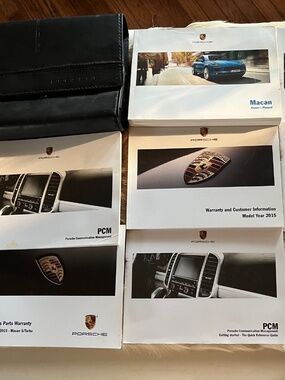 2015 PORSCHE MACAN S OPERATOR'S OWNER'S MANUALS--WKD 95B 00 21 15